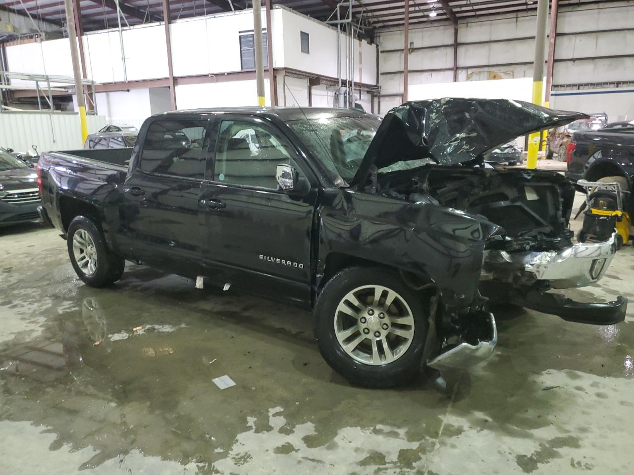 2018 Chevrolet Silverado VIN 3GCUKREC9JG408545 Copart auction photo, all over damage thumbnail 4