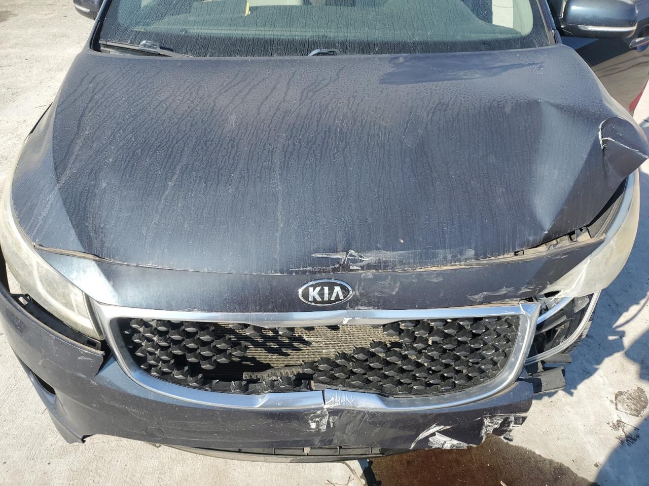 2016 KIA Sedona VIN KNDMB5C15G6162033 Copart auction photo, front end damage thumbnail 12