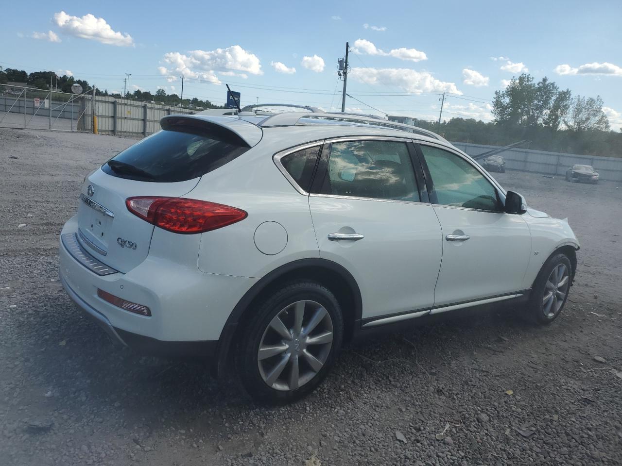 2017 Infiniti QX50 VIN JN1BJ0RP2HM386515 Copart auction photo, front end damage thumbnail 3