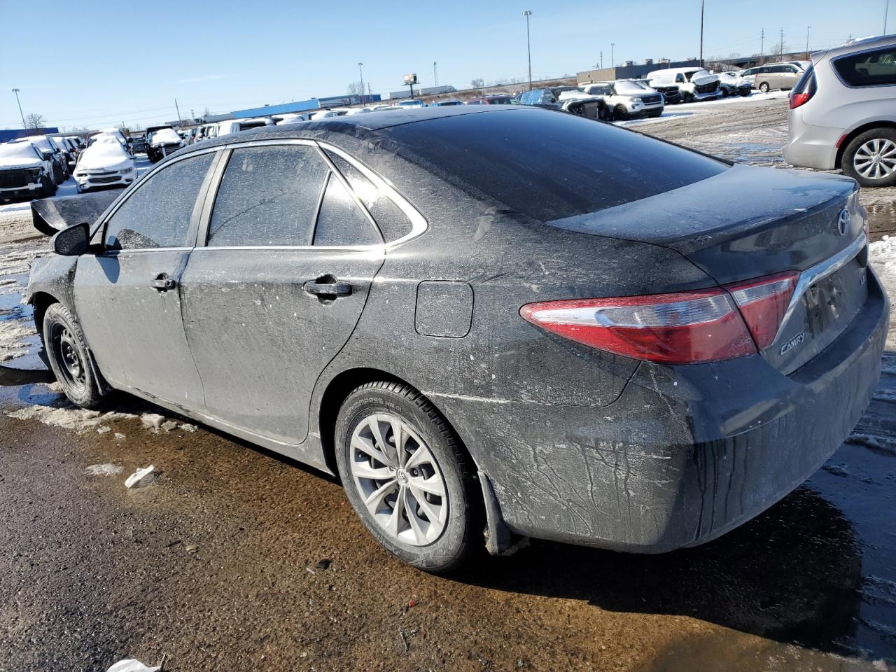 2016 Toyota Camry VIN 4T4BF1FK9GR560545 Copart auction photo, front end damage thumbnail 2