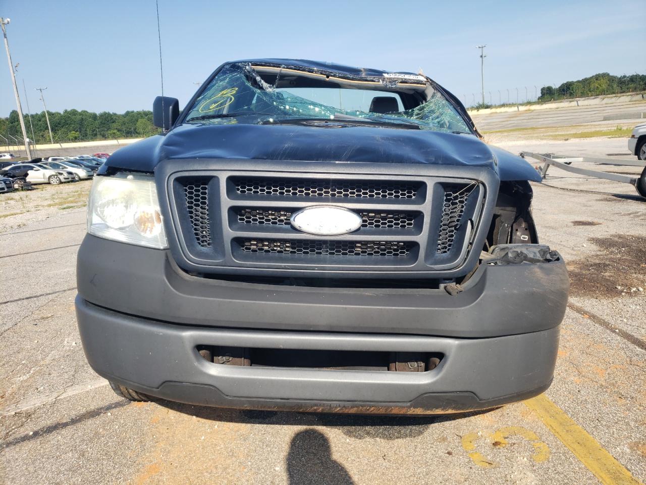 2007 Ford F-150 VIN 1FTRF12217KD58510 Copart auction photo, all over damage thumbnail 5