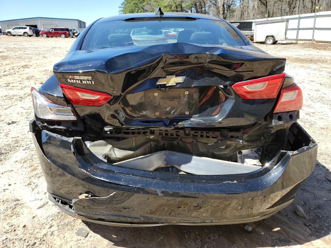 2018 Chevrolet Malibu VIN 1G1ZB5ST7JF121248 Copart auction photo, rear end damage thumbnail 6