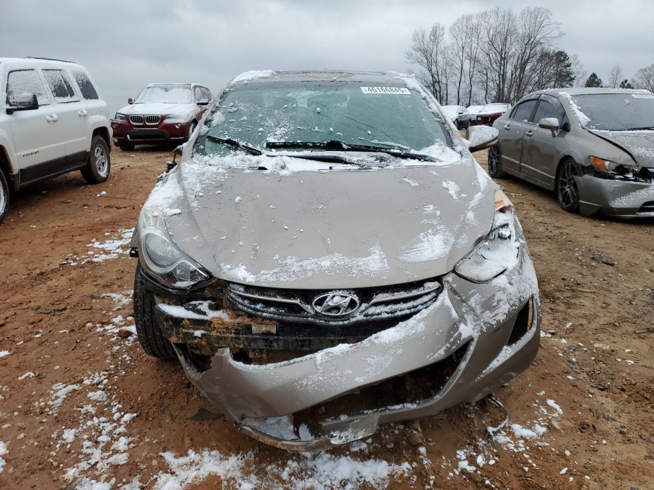 2013 Hyundai Elantra VIN 5NPDH4AE1DH398467 Copart auction photo, all over damage thumbnail 5