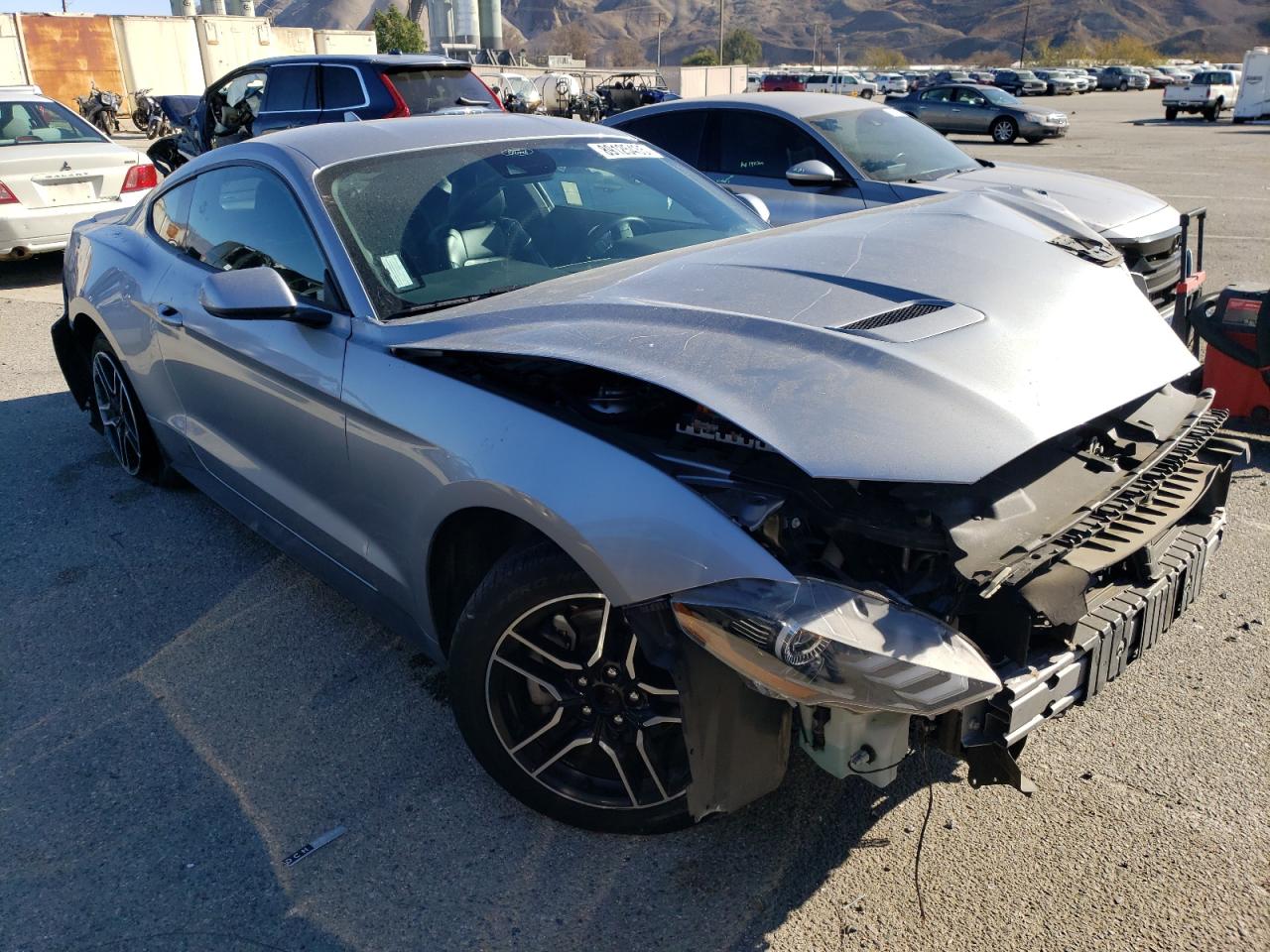 2022 Ford Mustang VIN 1FA6P8TH6N5100481 Copart auction photo, front end / rear end damage thumbnail 4