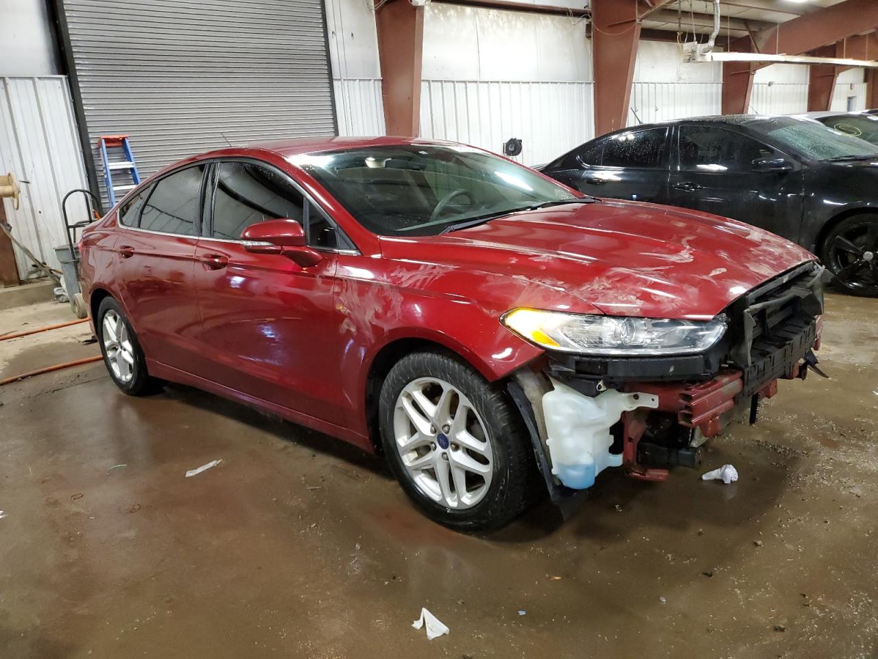 2014 Ford Fusion VIN 3FA6P0H75ER375967 Copart auction photo, front end / side damage thumbnail 4