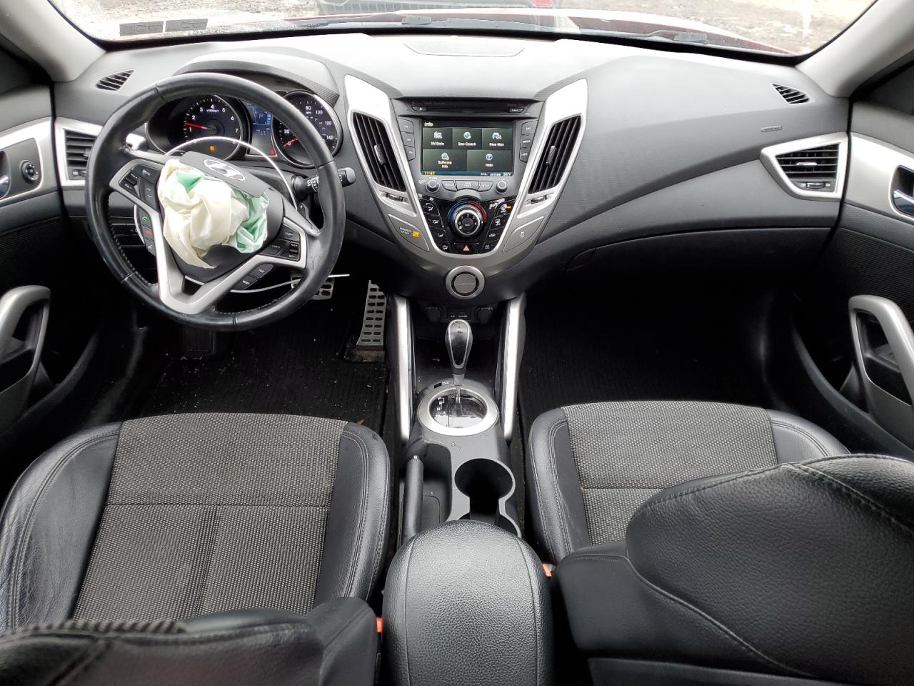 2015 Hyundai Veloster VIN KMHTC6ADXFU230764 Copart auction photo, front end damage thumbnail 8