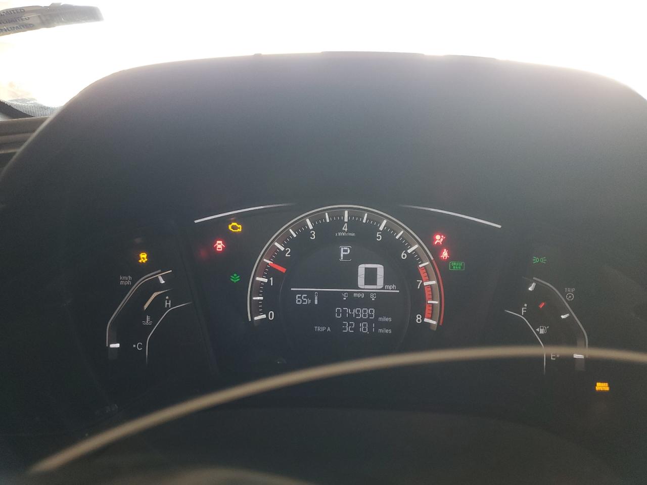 2017 Honda Civic VIN SHHFK7H43HU212097 Copart auction photo, all over damage thumbnail 9