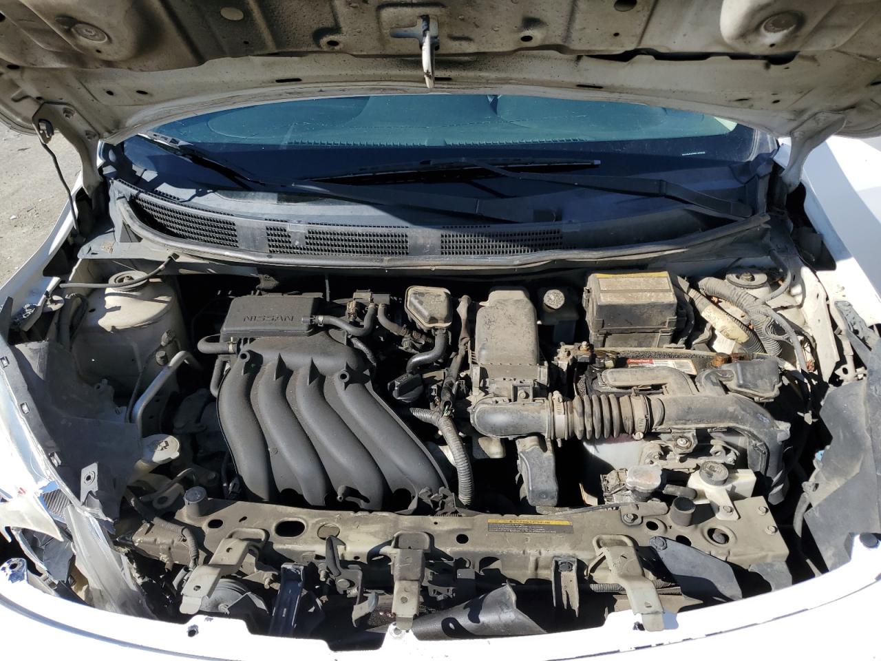 2014 Nissan Versa VIN 3N1CN7AP3EL877520 Copart auction photo, front end / side damage thumbnail 11