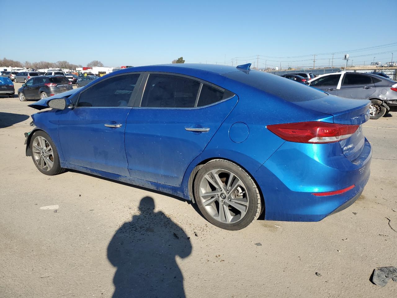 2017 Hyundai Elantra VIN 5NPD84LF4HH097879 Copart auction photo, front end damage thumbnail 2