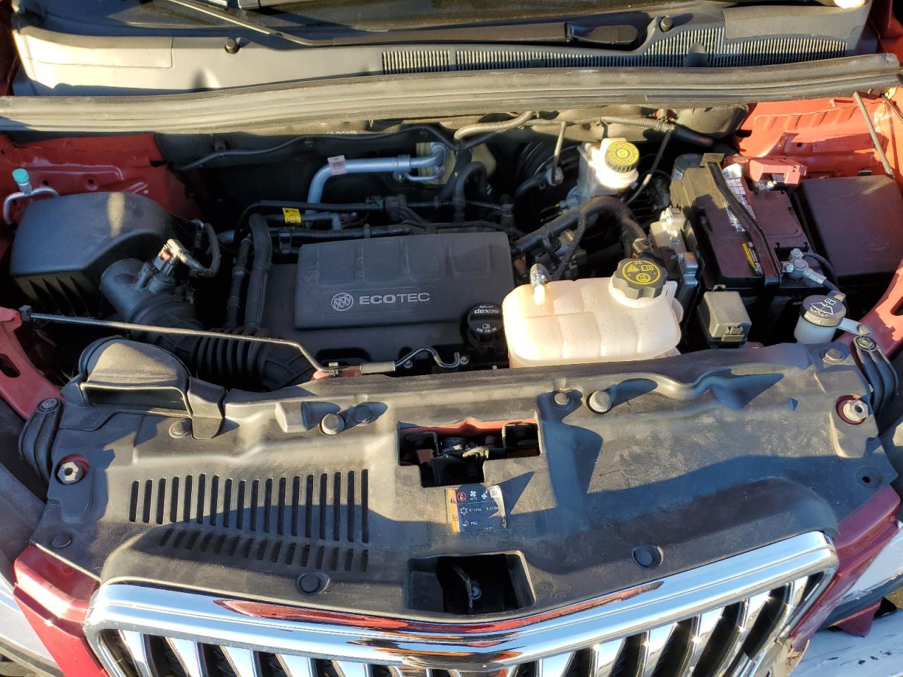 2015 Buick Encore VIN KL4CJASB9FB091260 Copart auction photo, front end damage thumbnail 13
