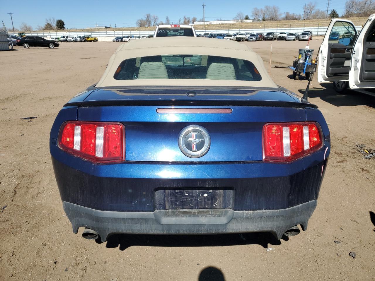 2012 Ford Mustang VIN 1ZVBP8EM5C5257187 Copart auction photo, front end / rear end damage thumbnail 6