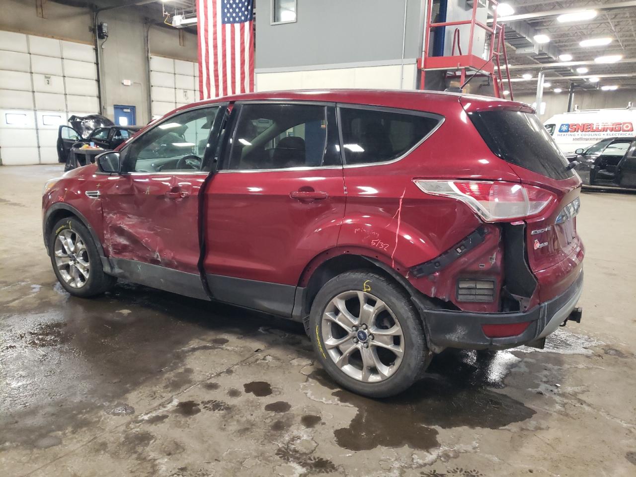 2013 Ford Escape VIN 1FMCU0H90DUC35500 Copart auction photo, all over damage thumbnail 2