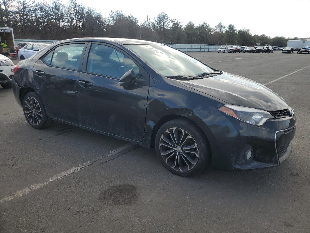 2015 Toyota Corolla VIN 2T1BURHE4FC303816 Copart auction photo, side / minor dent/scratches damage thumbnail 4