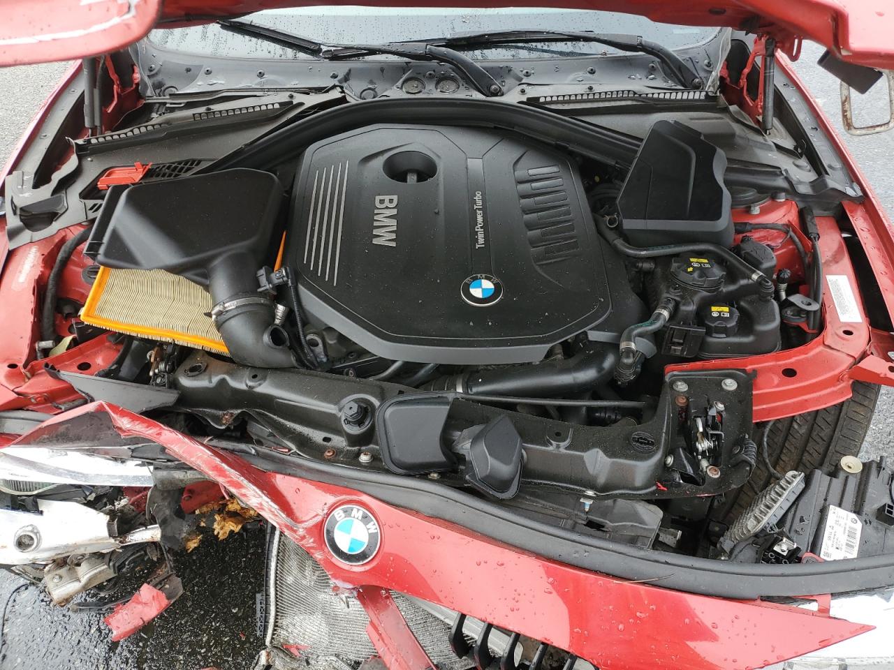 2016 BMW 3er VIN WBA8B7C54GK702783 Copart auction photo, front end / side damage thumbnail 13
