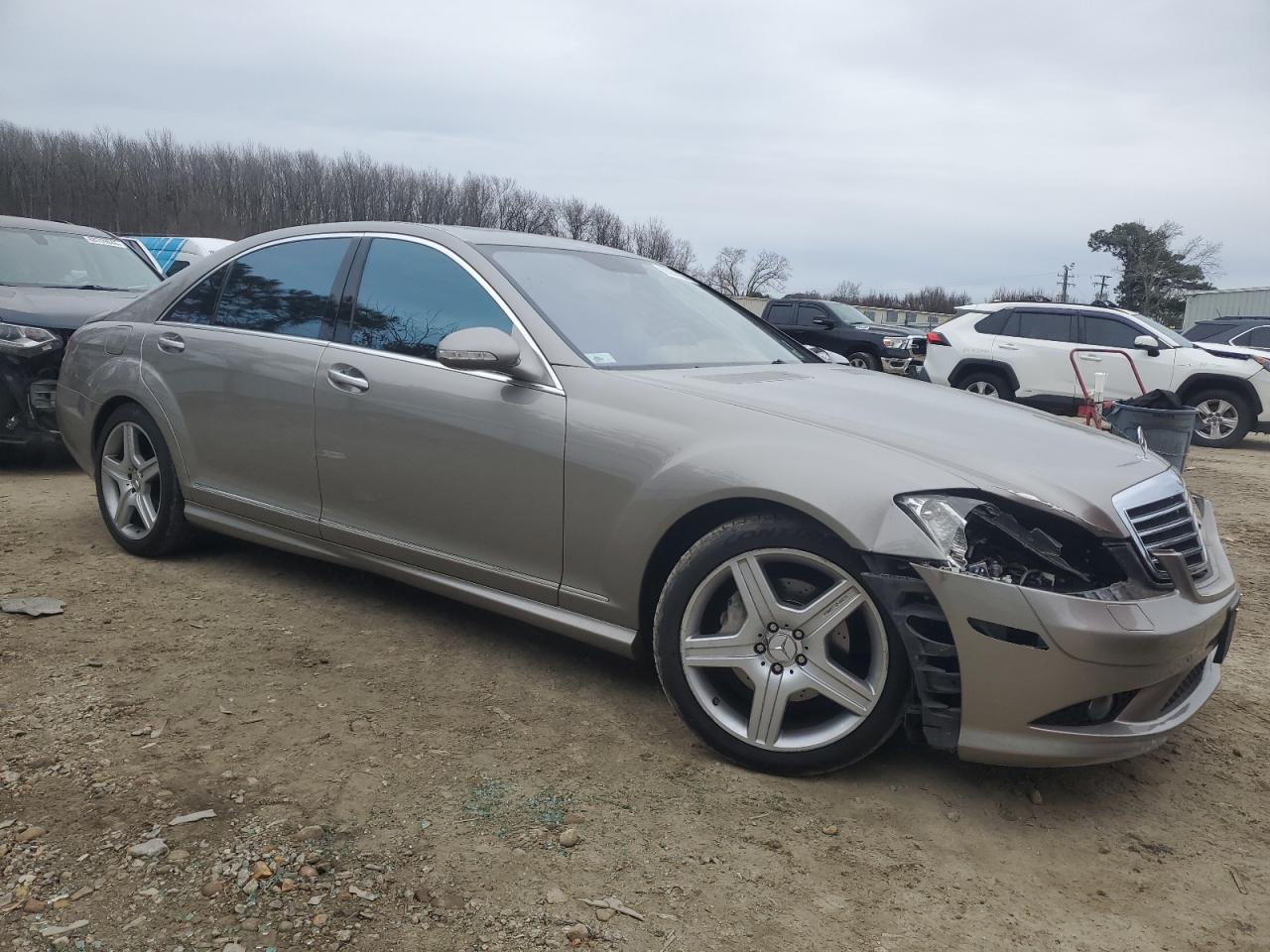2008 Mercedes-Benz S-klasse VIN WDDNG71X48A237527 Copart auction photo, front end damage thumbnail 4