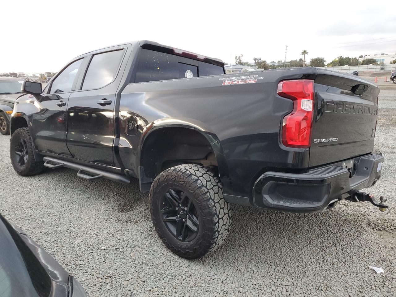 2021 Chevrolet Silverado VIN 1GCPYFEDXMZ130519 Copart auction photo, front end / side damage thumbnail 2