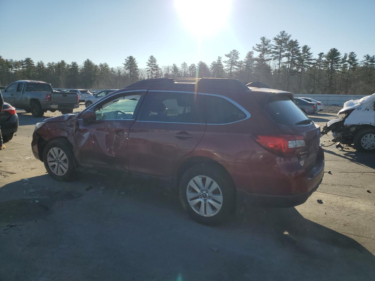2017 Subaru Outback VIN 4S4BSACC7H3383732 Copart auction photo, side / all over damage thumbnail 2