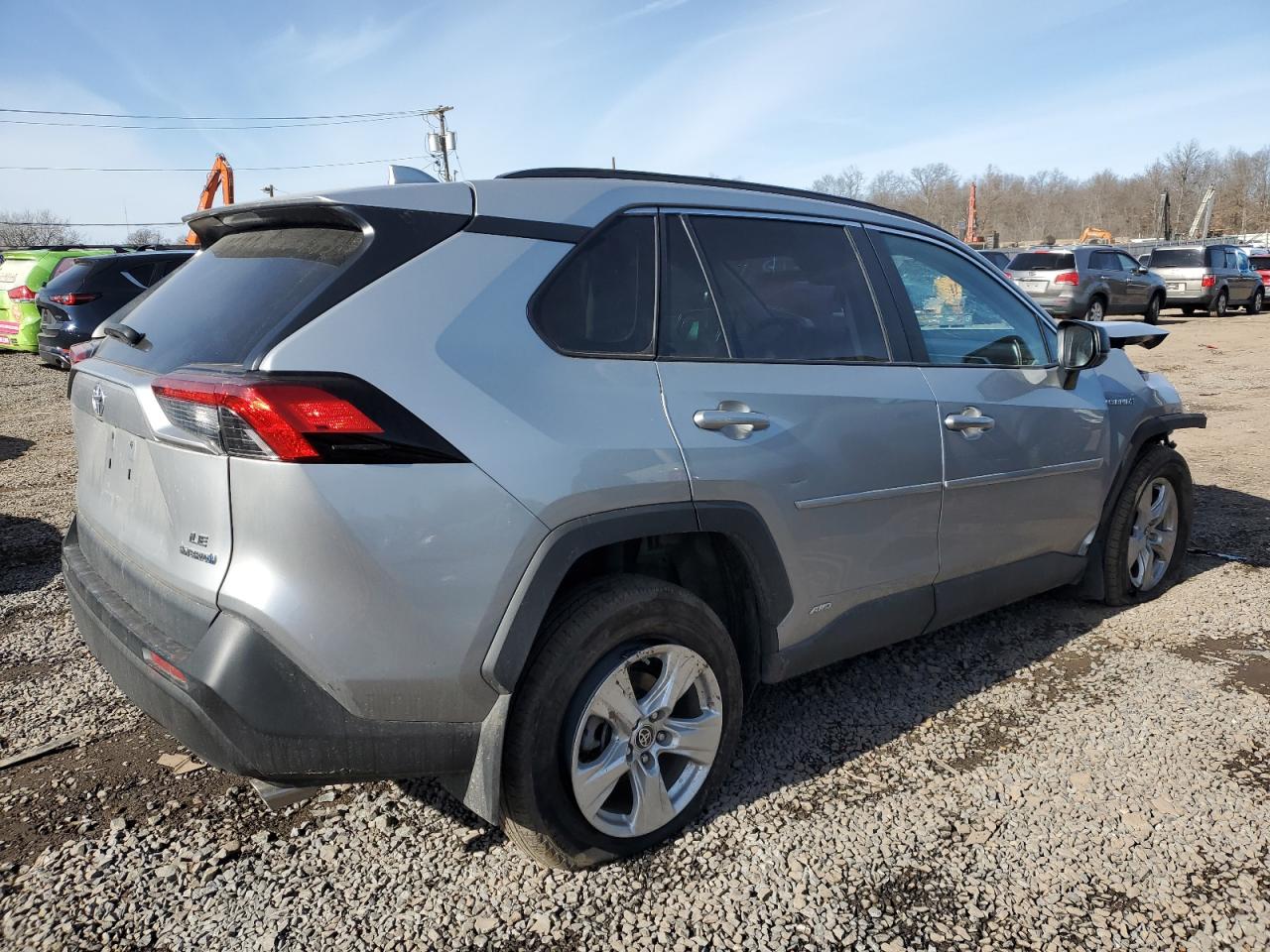 2021 Toyota RAV 4 VIN 2T3L6RFV8MW018203 Copart auction photo, front end damage thumbnail 3