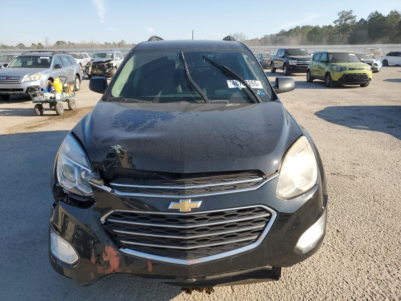 2017 Chevrolet Equinox VIN 2GNALCEKXH6247379 Copart auction photo, front end damage thumbnail 5