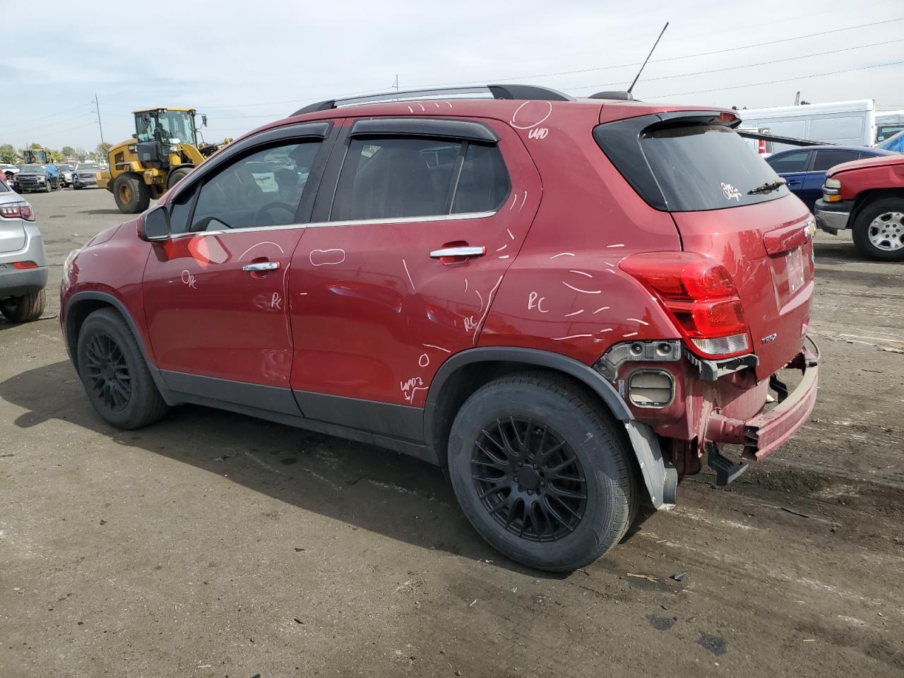 2019 Chevrolet Trax VIN 3GNCJLSB2KL211630 Copart auction photo, rear end damage thumbnail 2