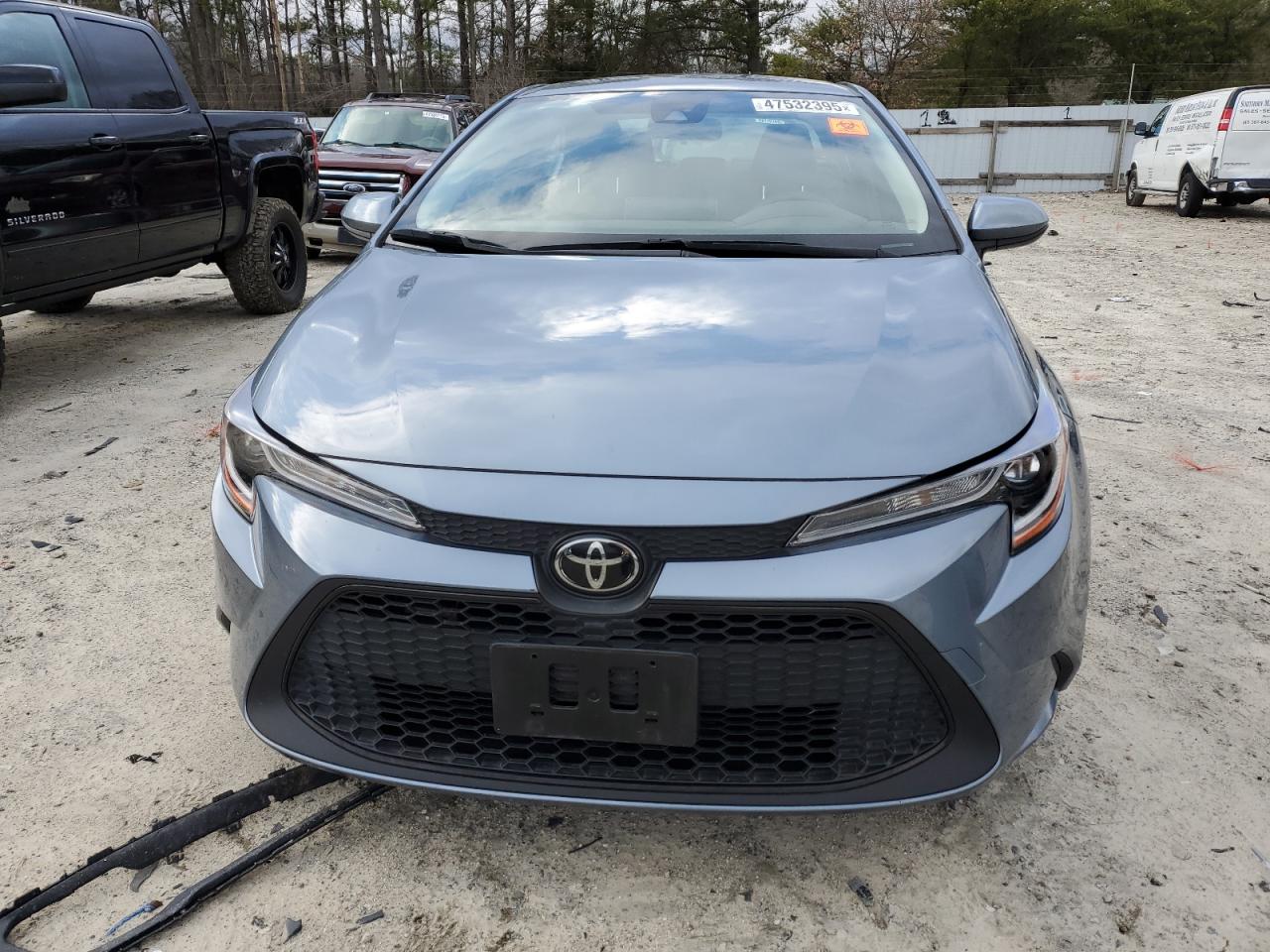 2020 Toyota Corolla VIN JTDEPRAE3LJ116971 Copart auction photo, undercarriage / minor dent/scratches damage thumbnail 5