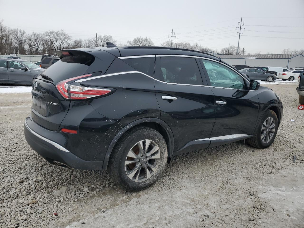 2018 Nissan Murano VIN 5N1AZ2MH6JN117765 Copart auction photo, front end / side damage thumbnail 3