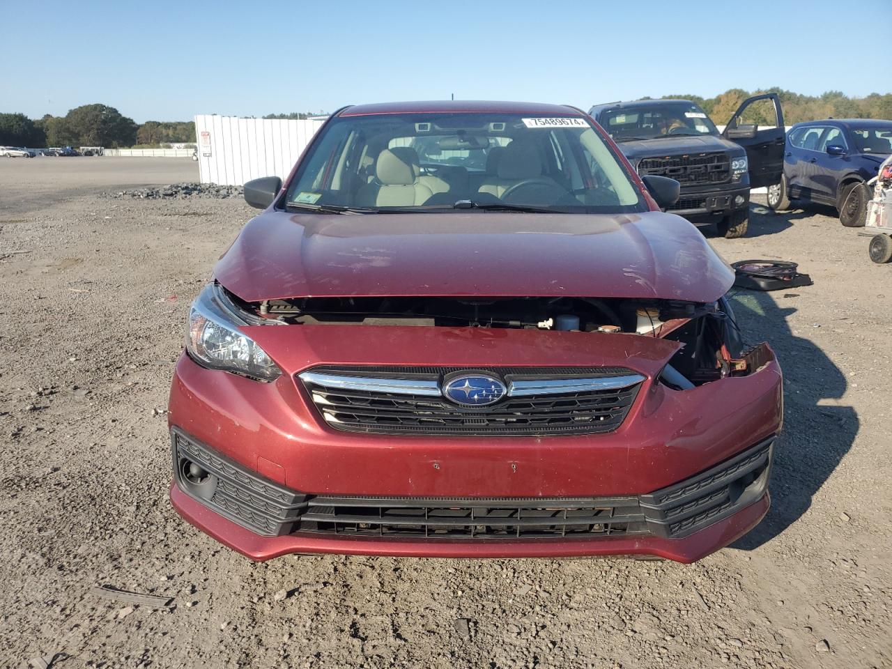 2020 Subaru Impreza VIN 4S3GTAB67L3703448 Copart auction photo, front end / side damage thumbnail 5