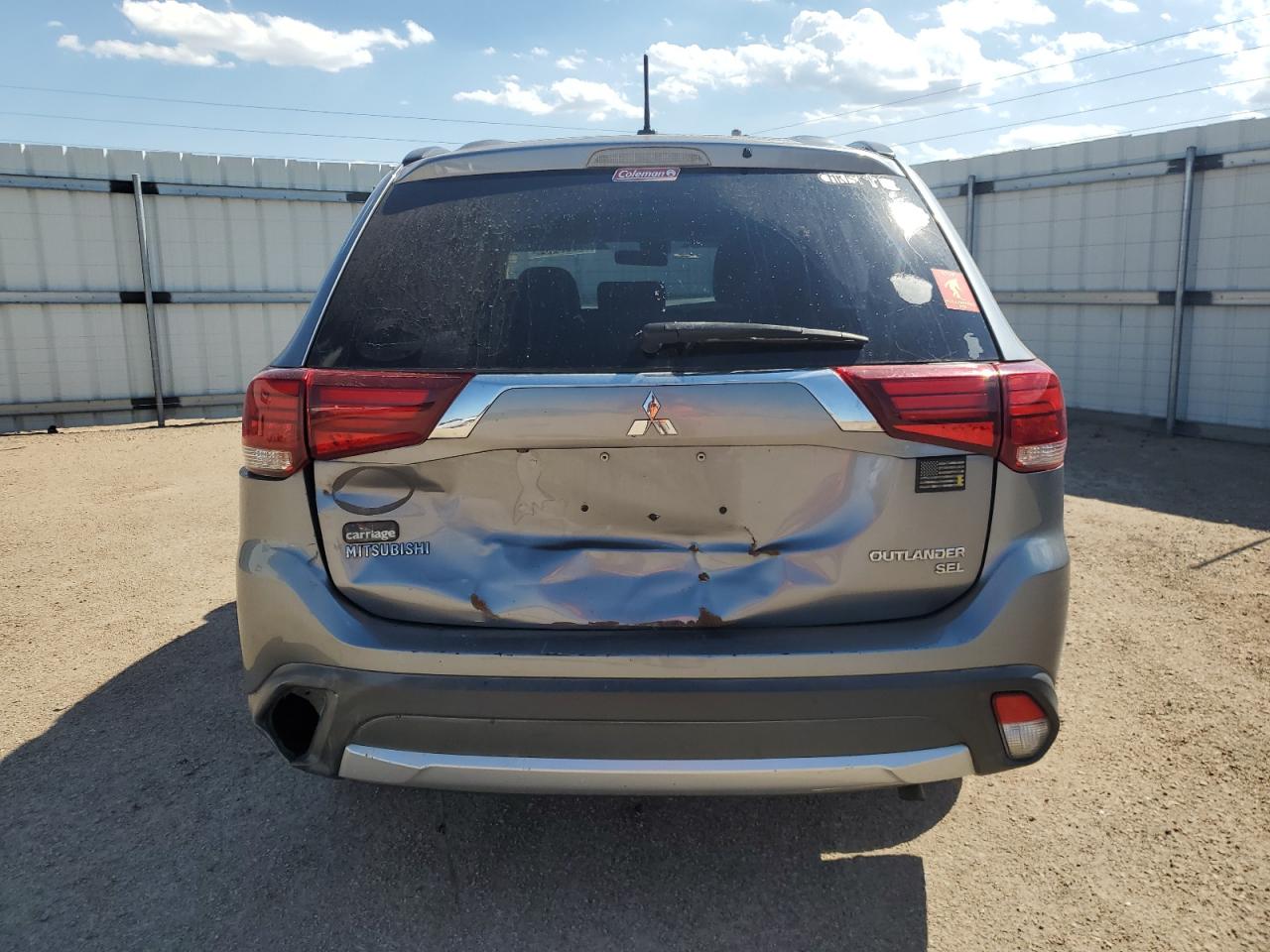 2016 Mitsubishi Outlander VIN JA4AD3A3XGZ020047 Copart auction photo, front end / minor dent/scratches damage thumbnail 6