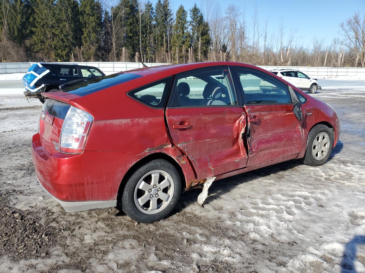 2008 Toyota Prius VIN JTDKB20U087702582 Copart auction photo, side / all over damage thumbnail 3