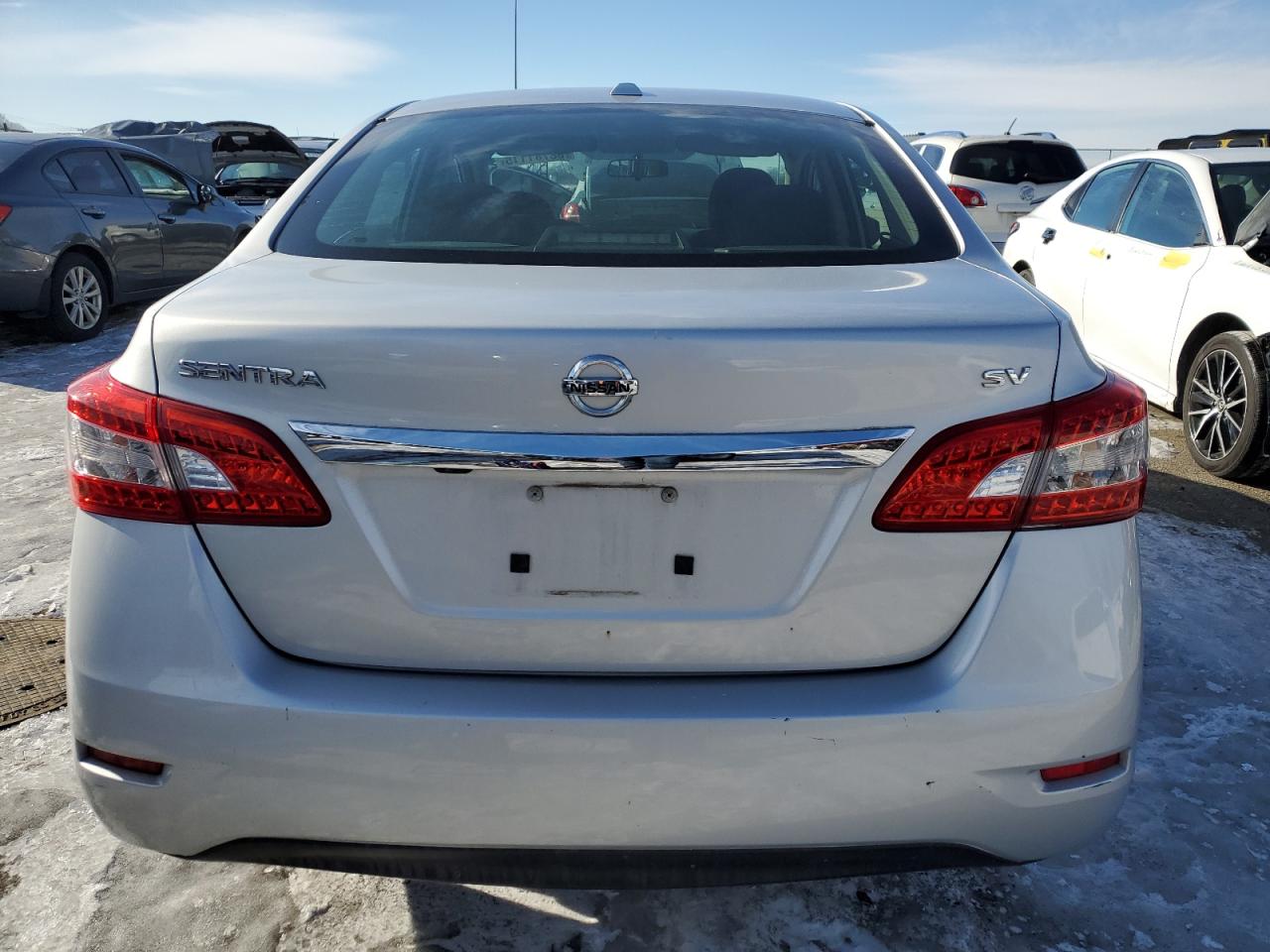 2015 Nissan Sentra VIN 3N1AB7AP5FL654123 Copart auction photo, front end damage thumbnail 6