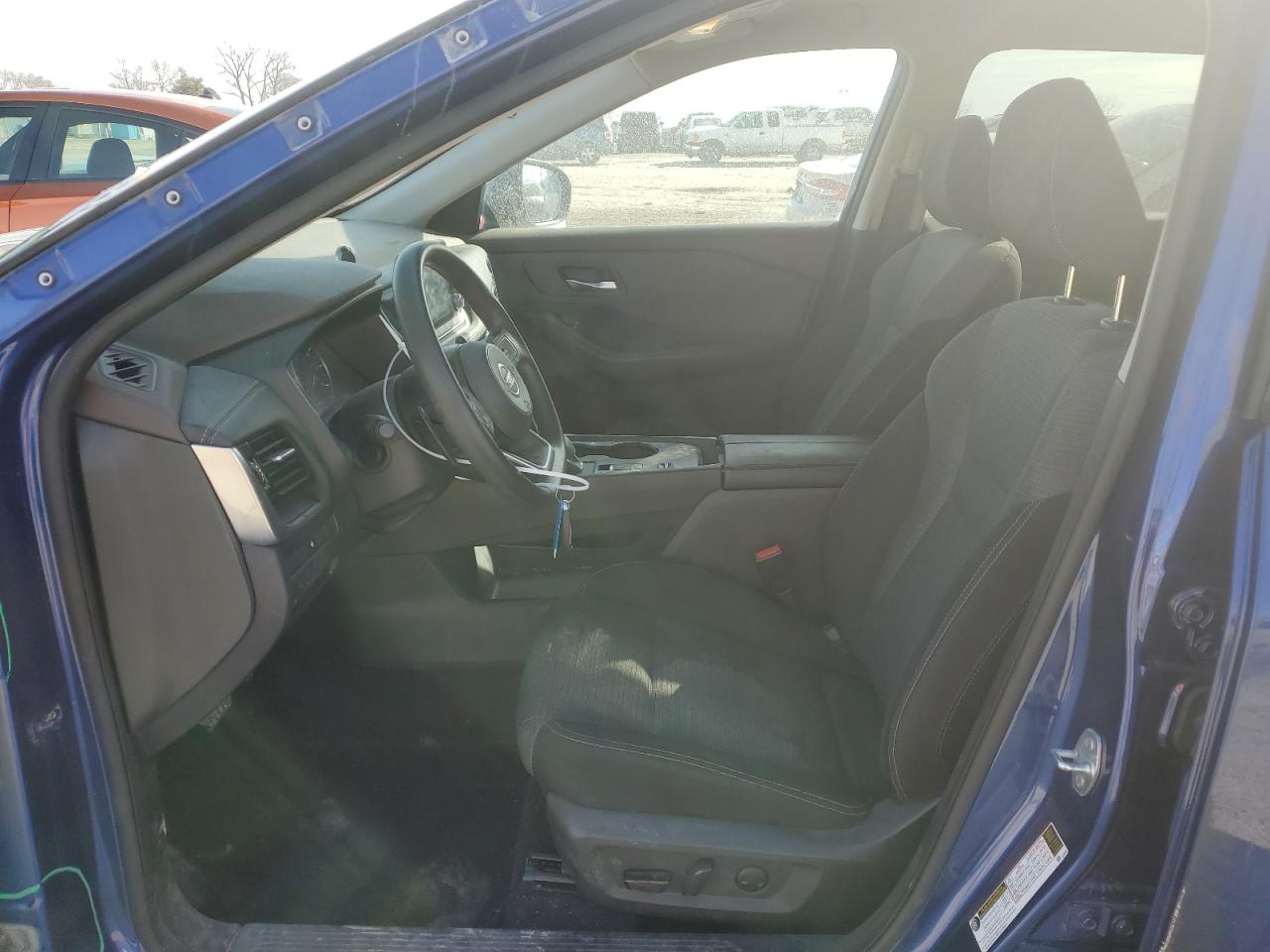 2021 Nissan Rogue VIN 5N1AT3BA1MC708356 Copart auction photo, side / rear end damage thumbnail 7