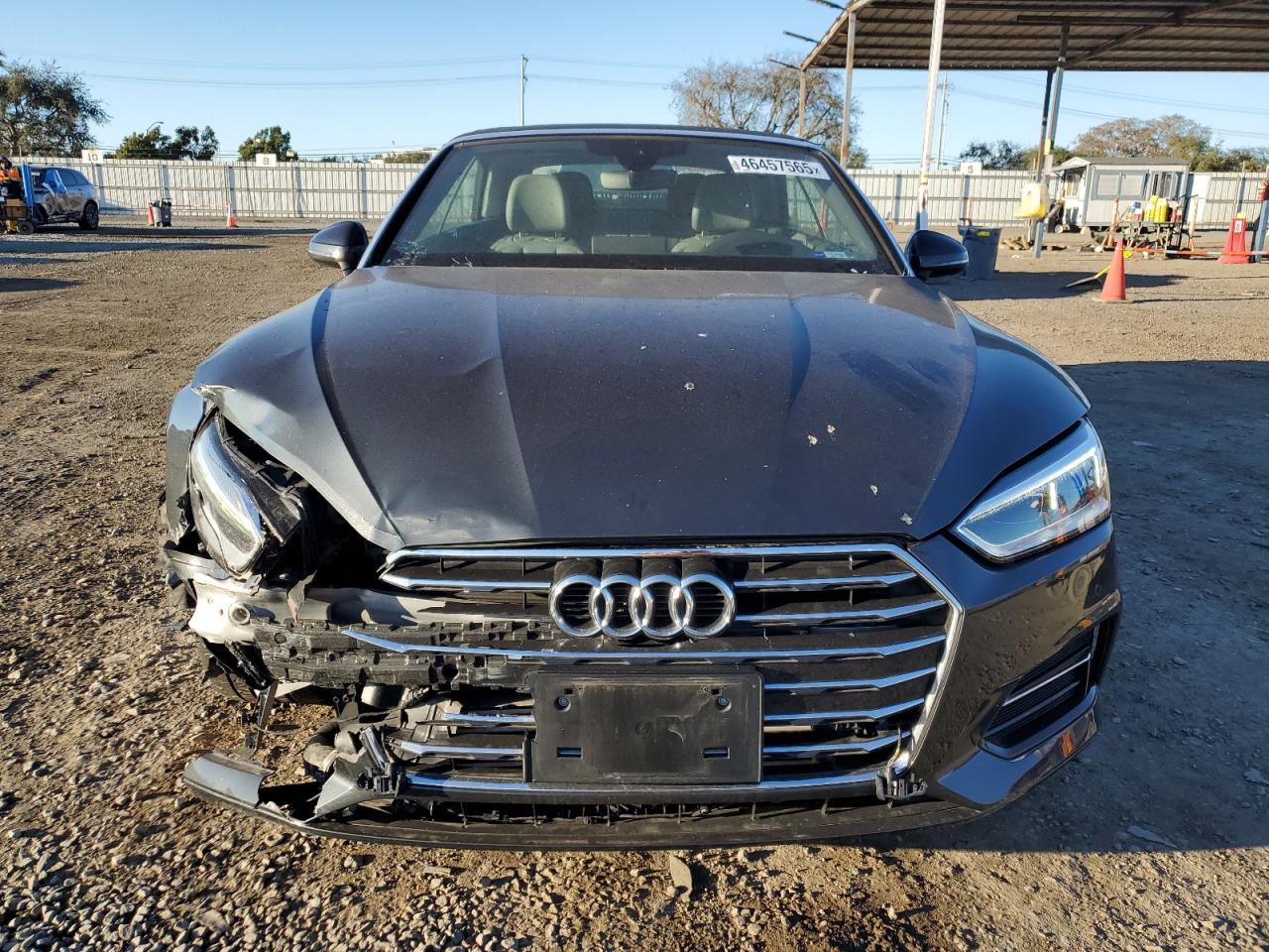 2018 Audi A5 VIN WAU2NGF53JN019052 Copart auction photo, front end / minor dent/scratches damage thumbnail 5