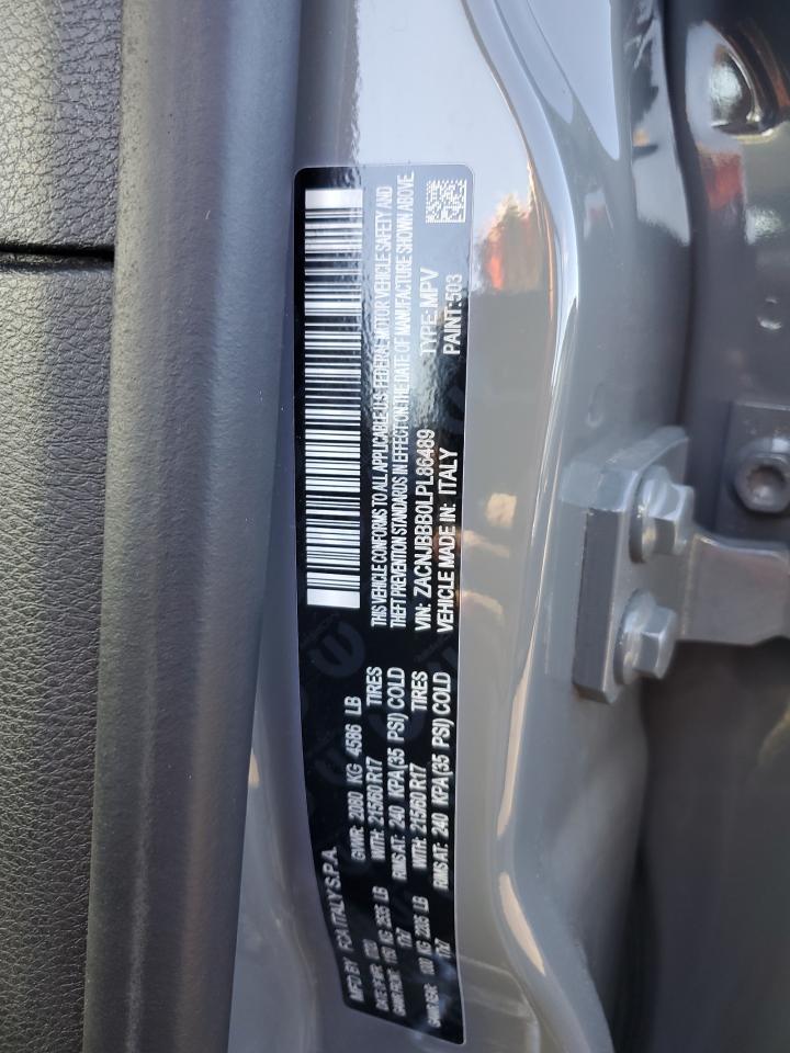 2020 Jeep Renegade VIN ZACNJBBB0LPL86489 Copart auction photo, front end / minor dent/scratches damage thumbnail 13