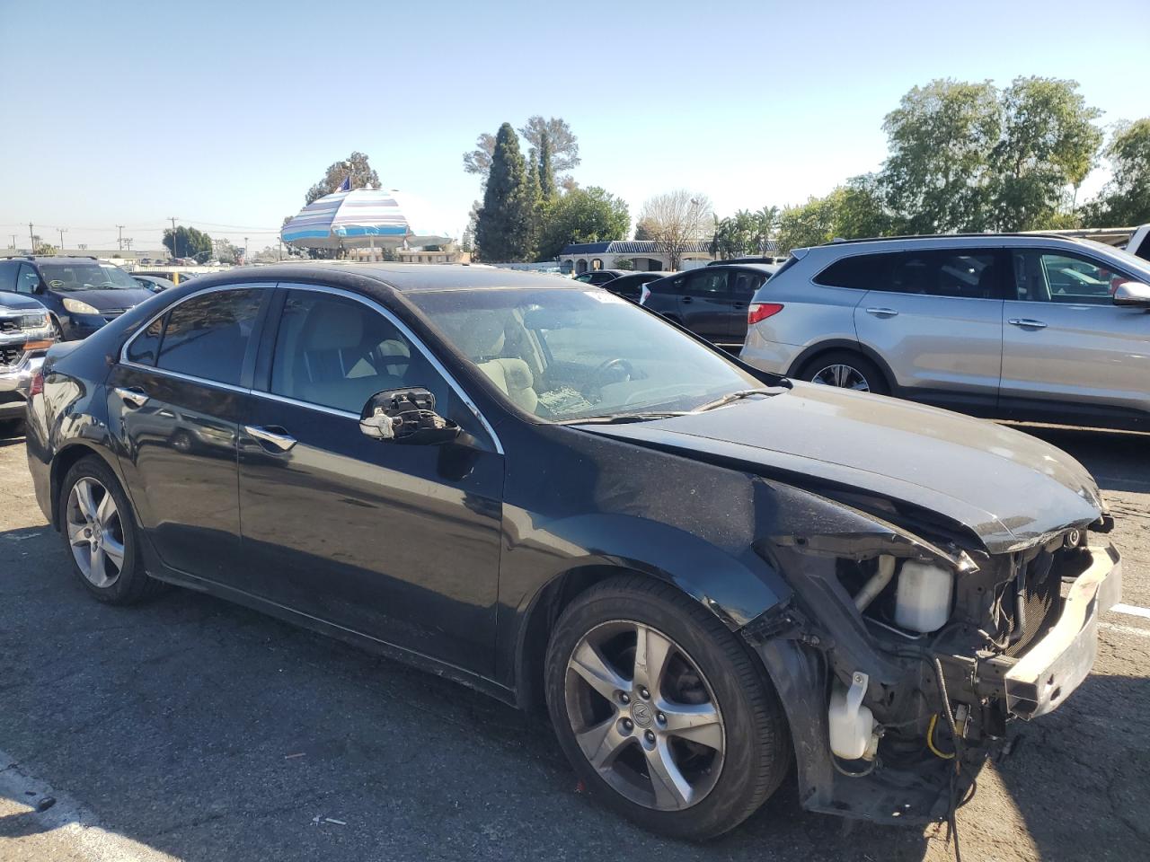 2011 Acura TSX VIN JH4CU2F60BC010424 Copart auction photo, front end damage thumbnail 4