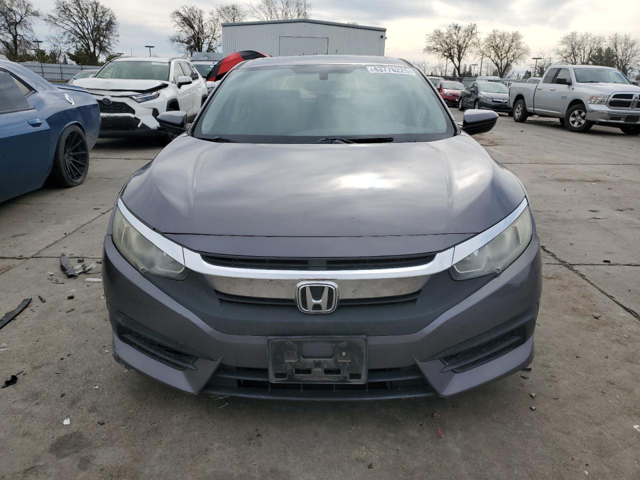 2016 Honda Civic VIN 2HGFC2F76GH522558 Copart auction photo, rear end / side damage thumbnail 5
