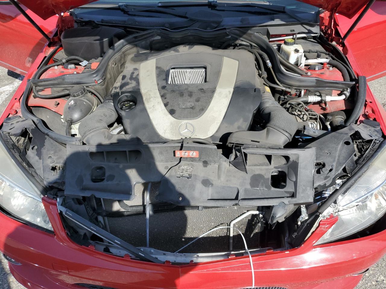 2009 Mercedes-Benz C-klasse VIN WDDGF54XX9R080472 Copart auction photo, front end damage thumbnail 12