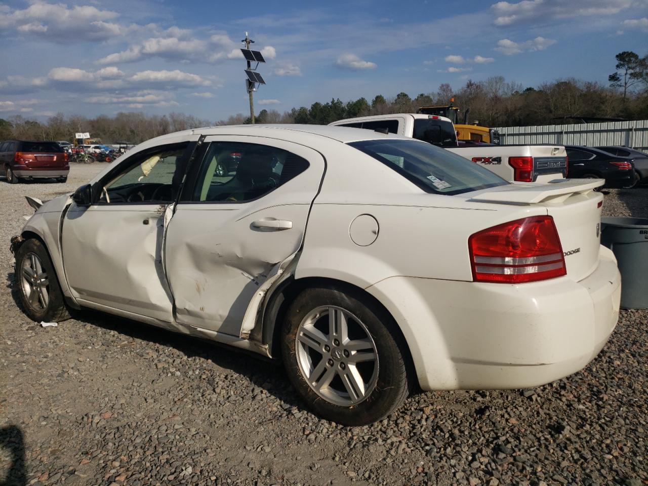 2010 Dodge Avenger VIN 1B3CC5FB6AN198258 Copart auction photo, front end / side damage thumbnail 2