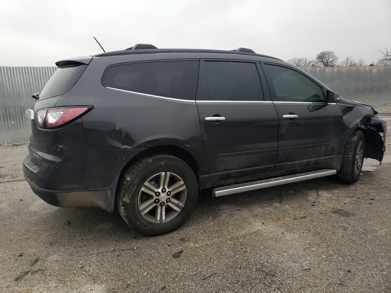 2015 Chevrolet Traverse VIN 1GNKRHKD5FJ168742 Copart auction photo, front end damage thumbnail 3