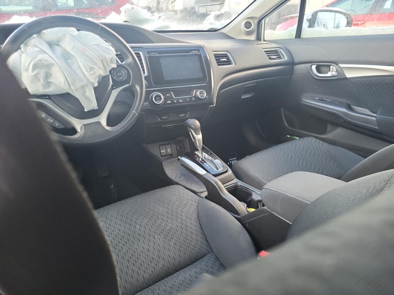 2015 Honda Civic VIN 2HGFB2F56FH021086 Copart auction photo, front end / all over damage thumbnail 8