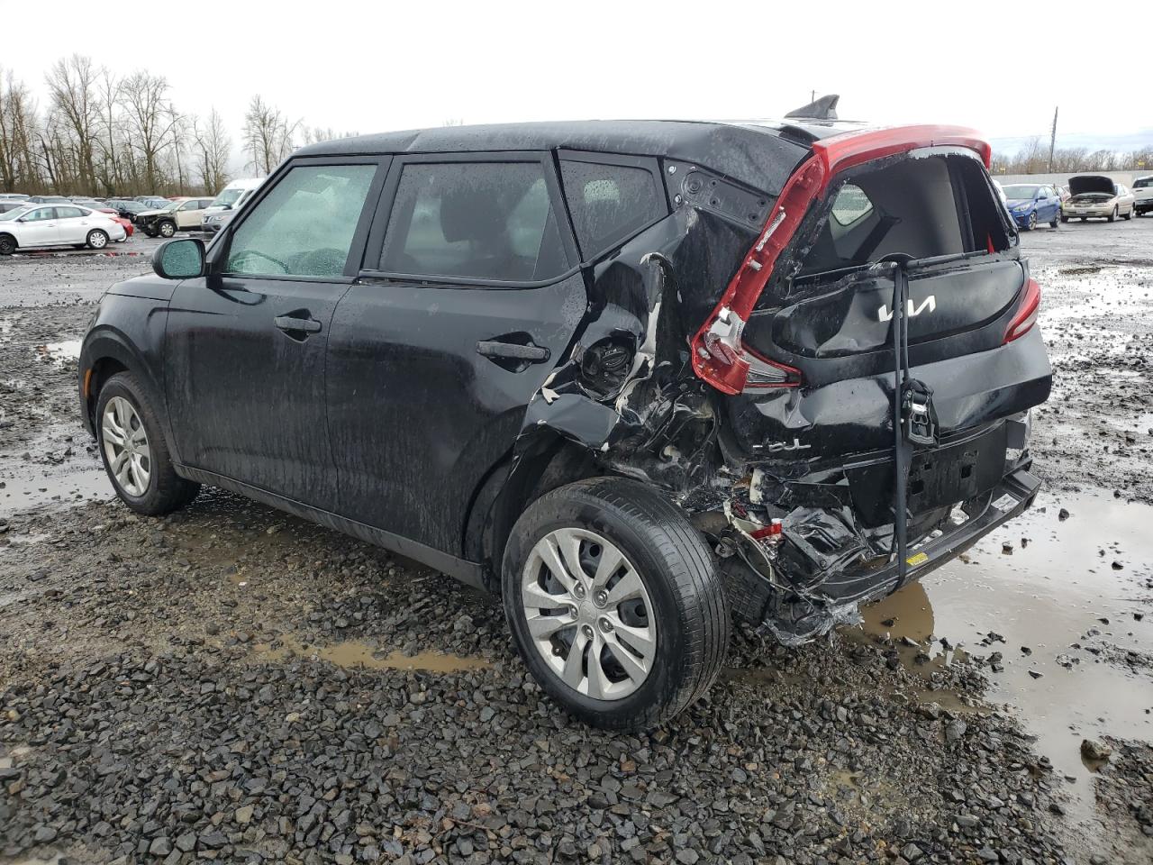 2022 KIA Soul VIN KNDJ23AU0N7184713 Copart auction photo, rear end damage thumbnail 2