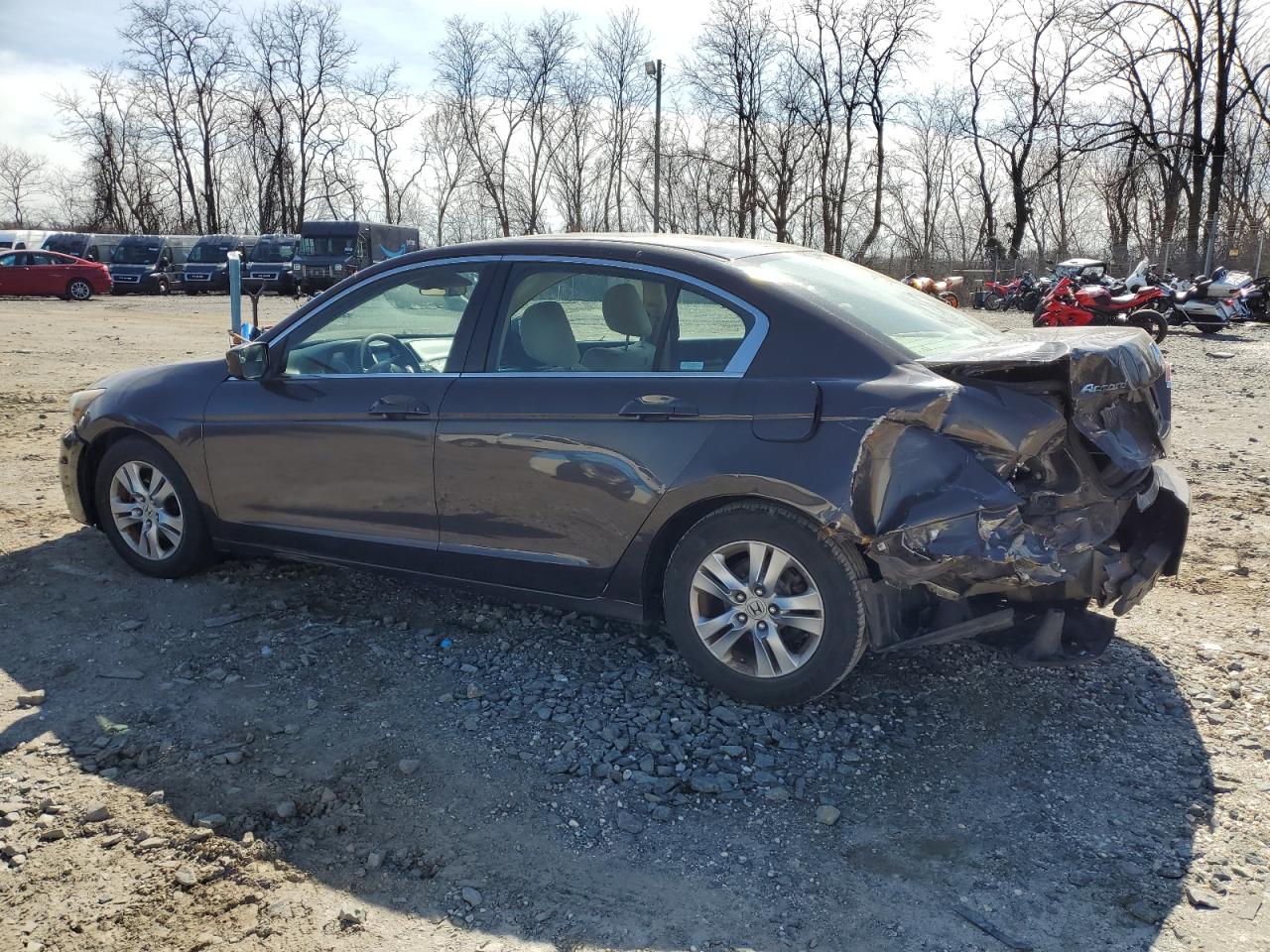 2012 Honda Accord VIN 1HGCP2F43CA077072 Copart auction photo, rear end damage thumbnail 2
