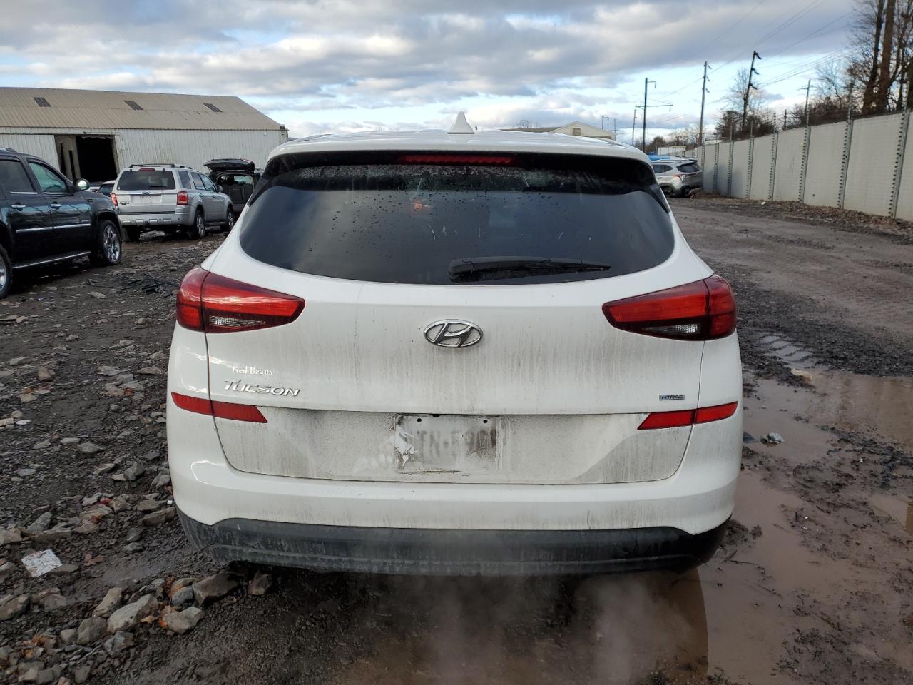 2019 Hyundai Tucson VIN KM8J2CA48KU980022 Copart auction photo, side / front end damage thumbnail 6