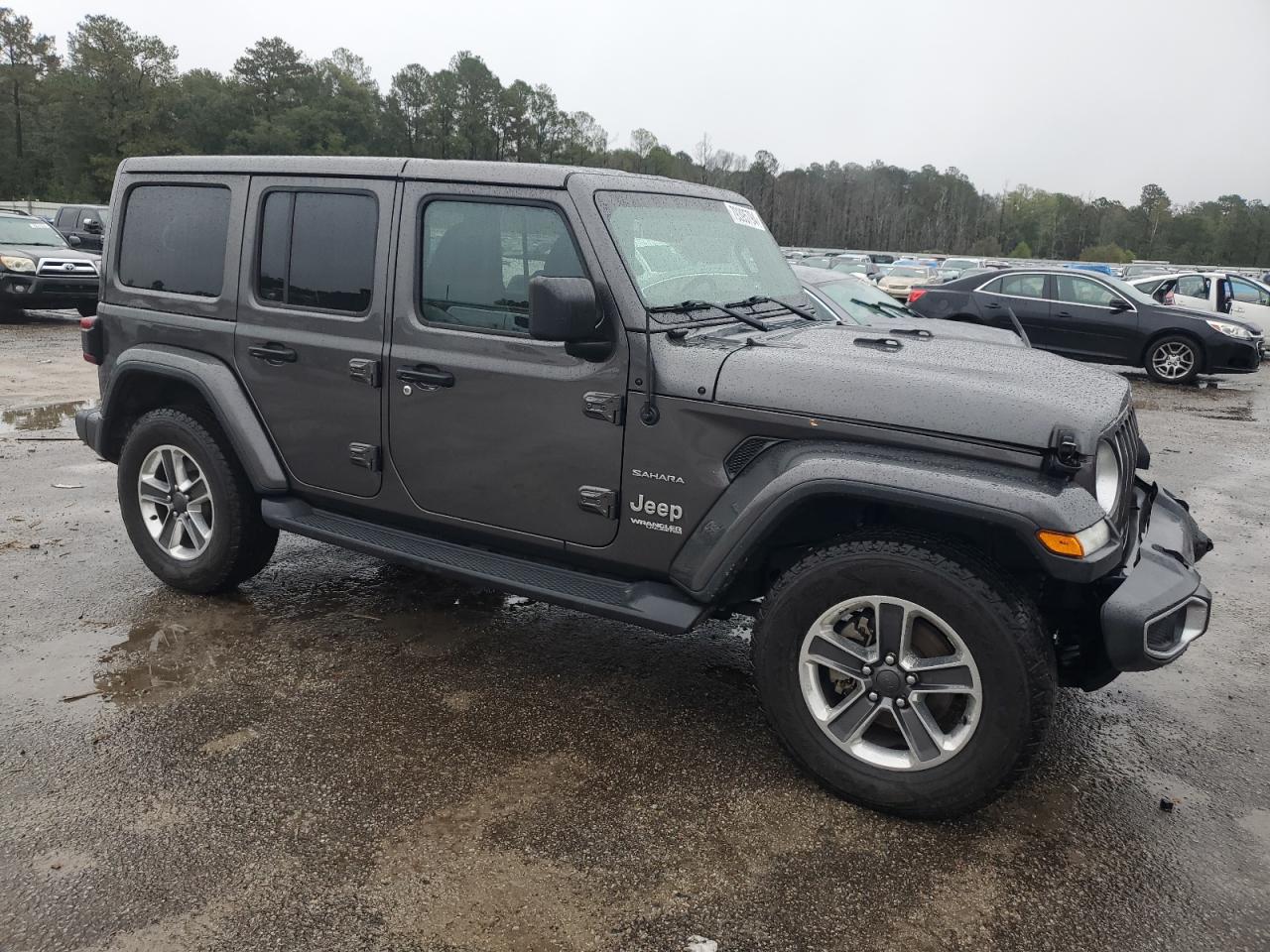 2018 Jeep Wrangler VIN 1C4HJXEG2JW160958 Copart auction photo, front end damage thumbnail 4