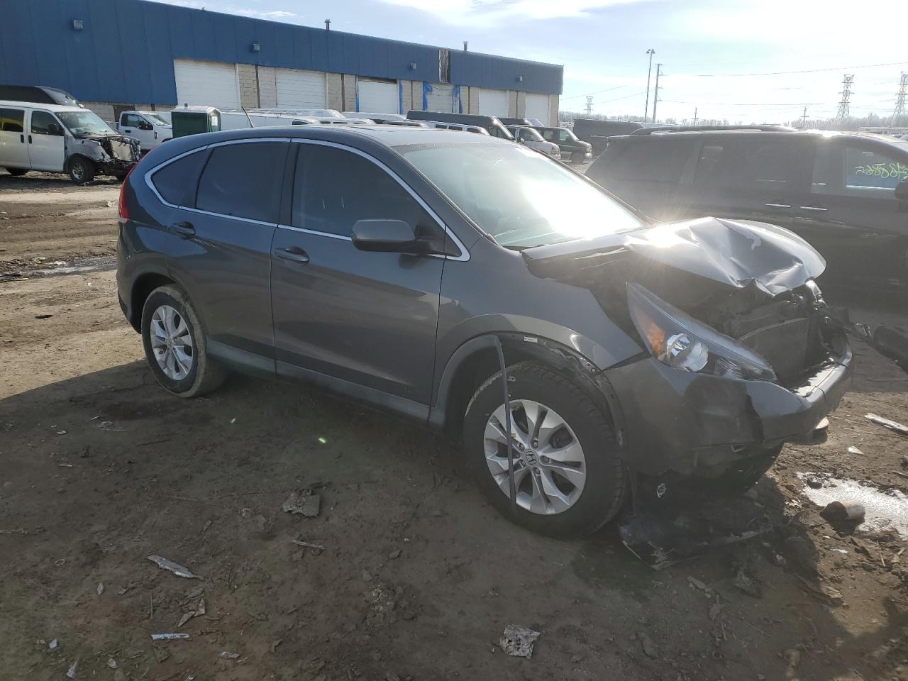 2013 Honda CR-V VIN 2HKRM4H52DH653120 Copart auction photo, front end damage thumbnail 4