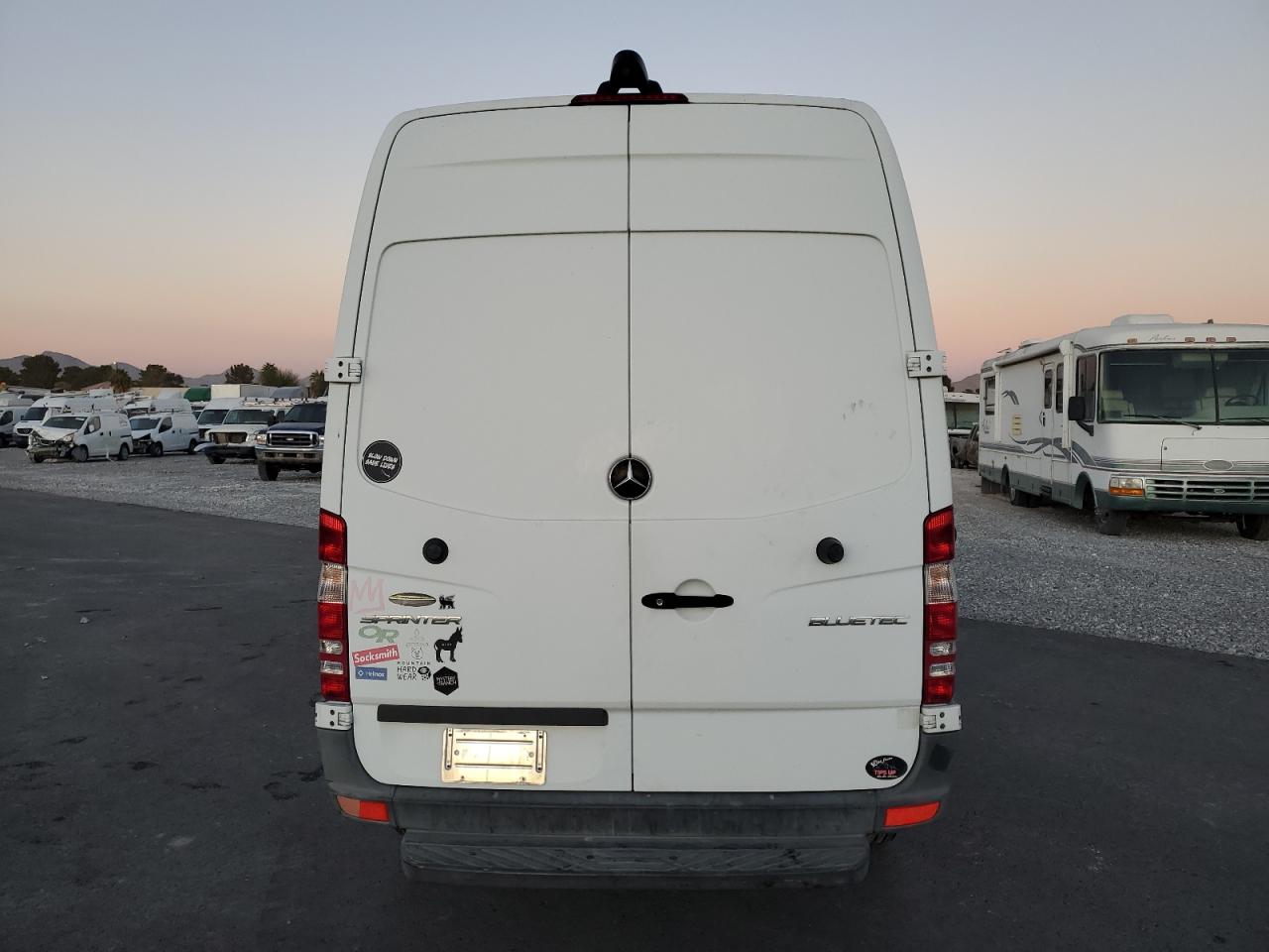2014 Mercedes-Benz Sprinter VIN WD3PE7CC9E5917697 Copart auction photo, undercarriage damage thumbnail 6