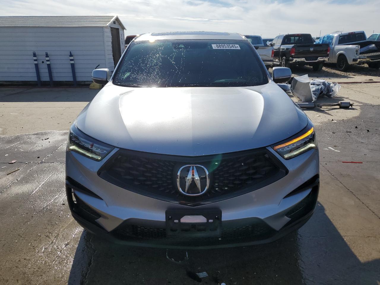 2021 Acura RDX VIN 5J8TC1H63ML019389 Copart auction photo, rear end / side damage thumbnail 5