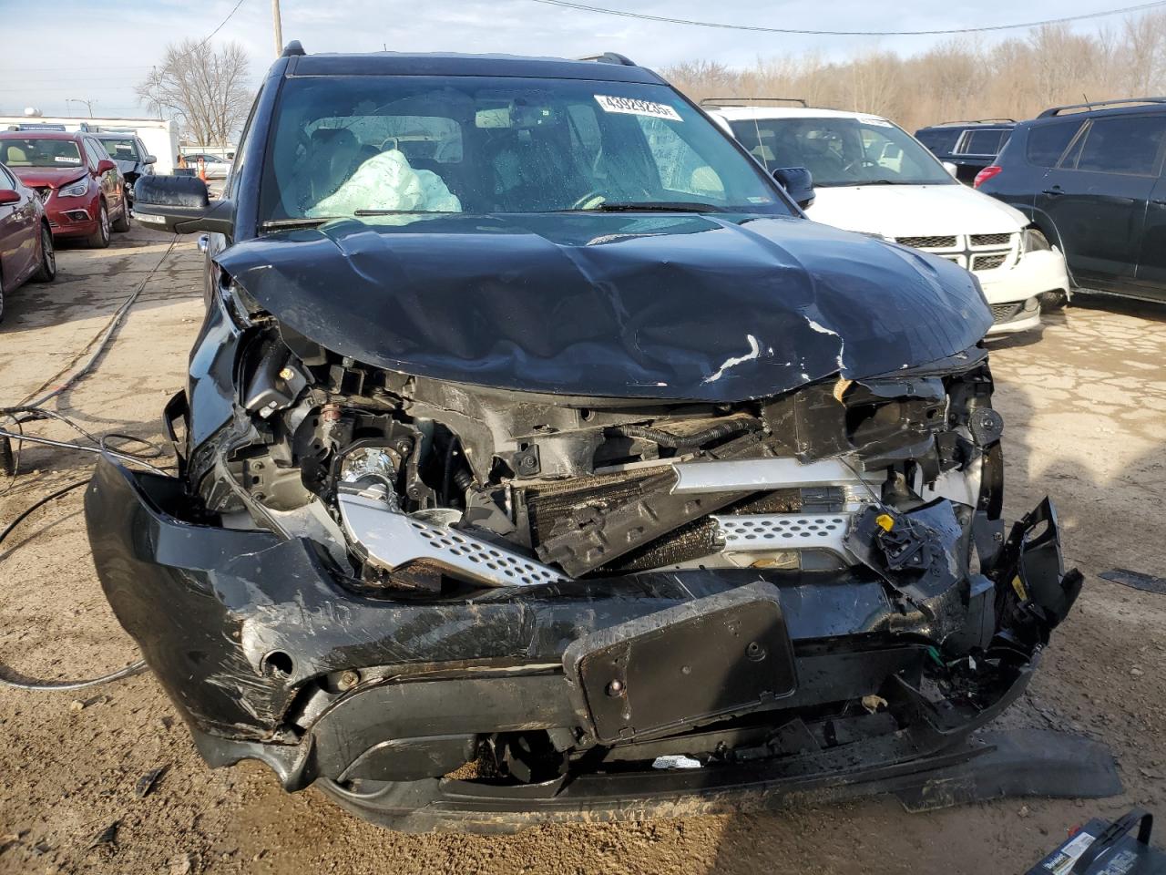 2013 Ford Explorer VIN 1FM5K8D82DGC53361 Copart auction photo, front end damage thumbnail 5