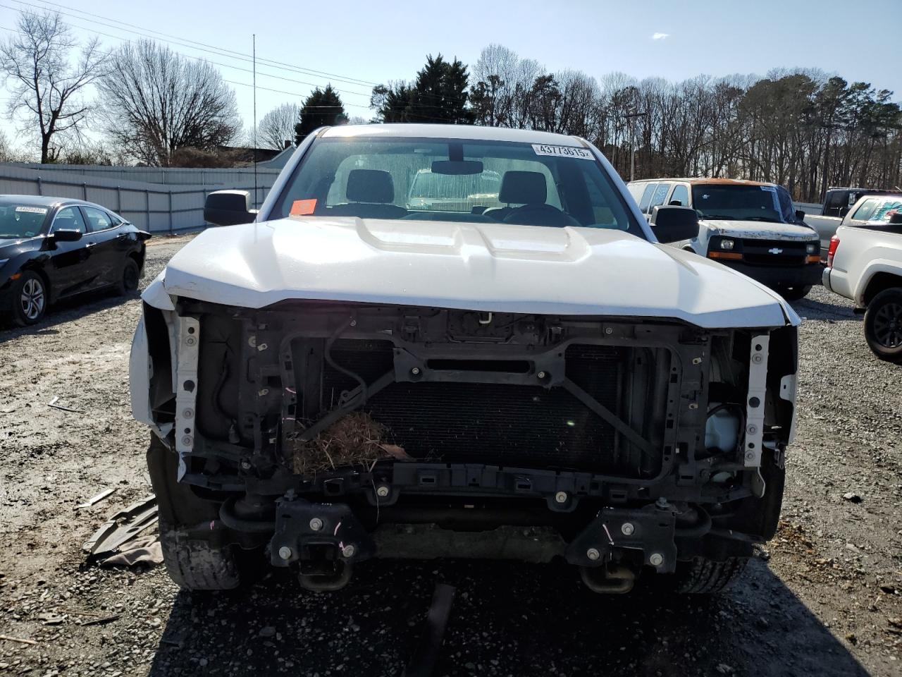 2016 Chevrolet Silverado VIN 1GCNCNEH7GZ333648 Copart auction photo, front end / side damage thumbnail 5