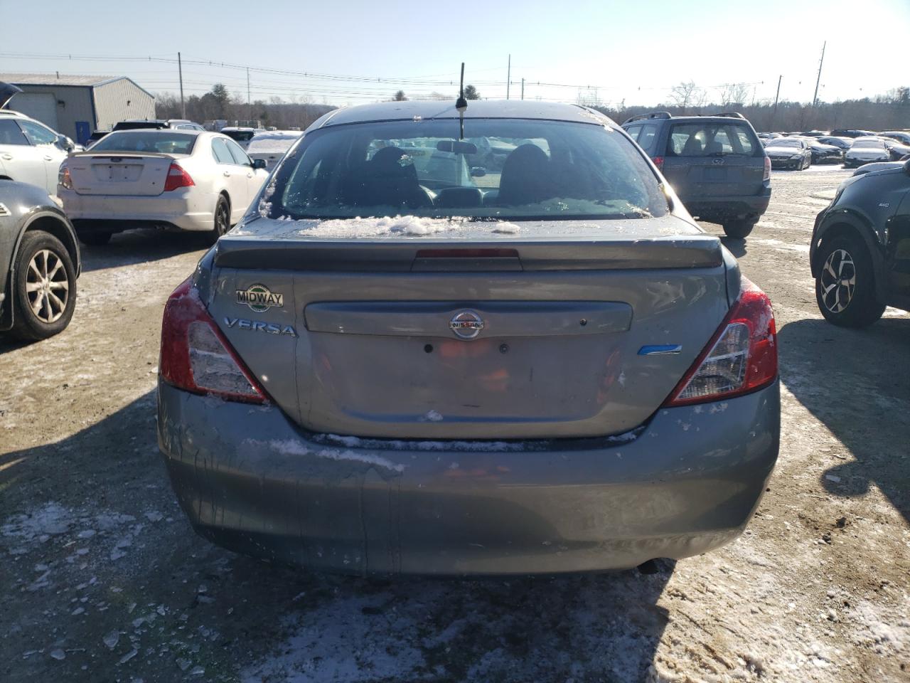 2014 Nissan Versa VIN 3N1CN7APXEL848306 Copart auction photo, front end damage thumbnail 6