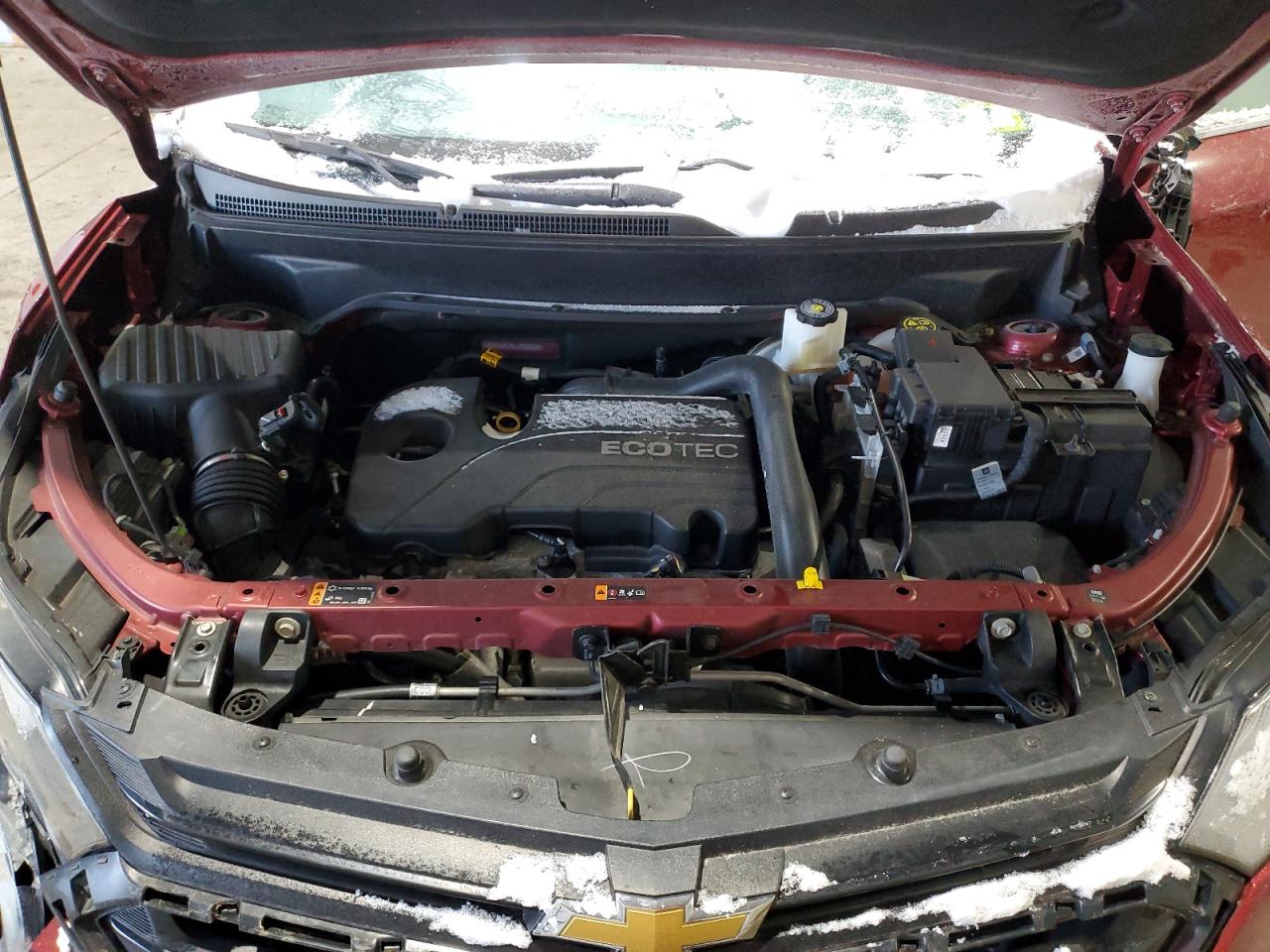 2020 Chevrolet Equinox VIN 3GNAXUEV8LS658939 Copart auction photo, front end / side damage thumbnail 12